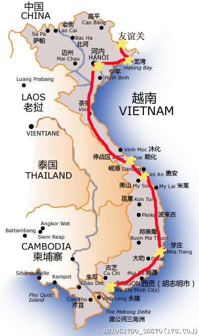 越南地图